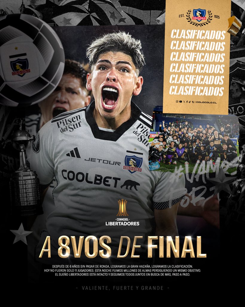 a octavos de final colo colo