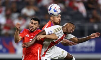 Chile y Perú jugaron disputado partido en la Copa América 2024