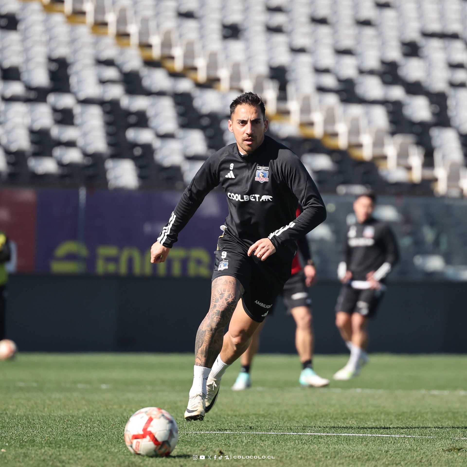 javier correa entrenamiento colo colo