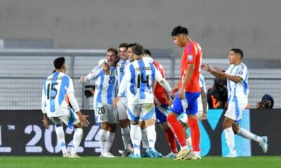 Chile cayó 3 a 0 ante Argentina por las clasificatorias mundialistas