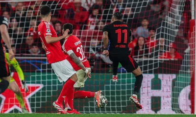 gol rafinha benfica barcelona